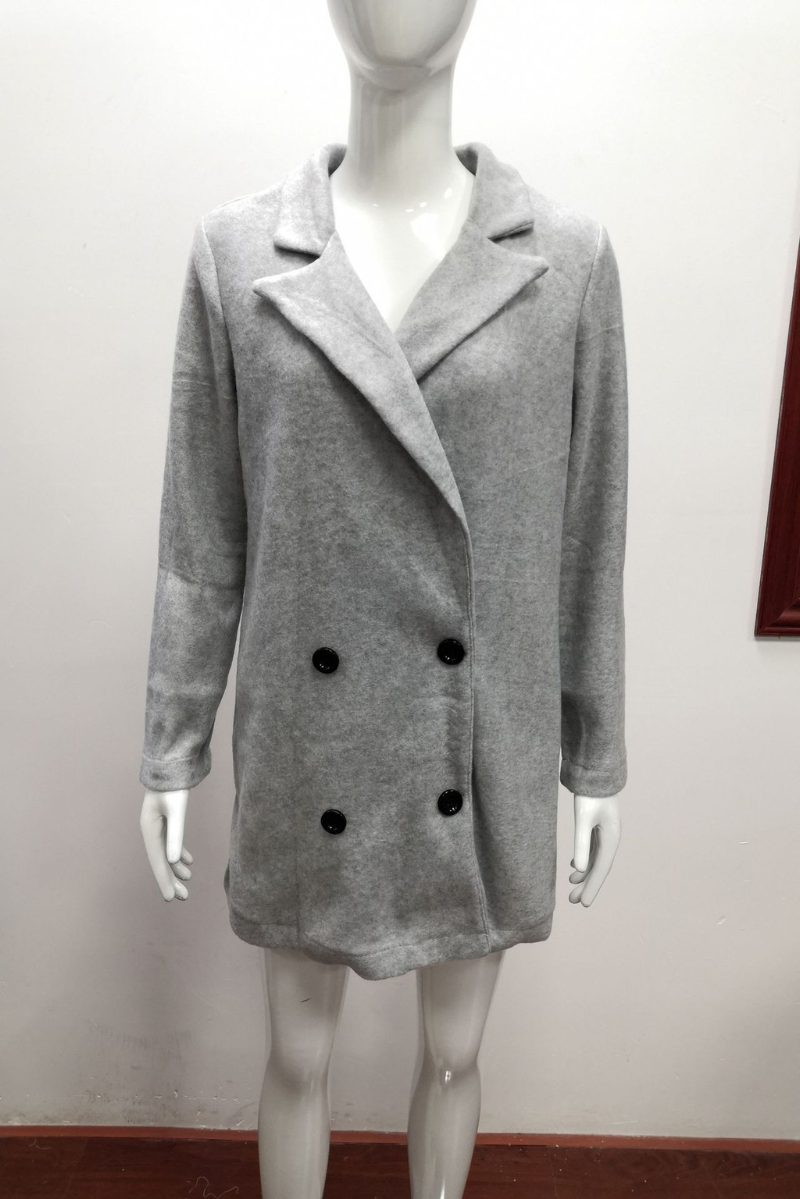 Klassea -  Korte Getailleerde Trenchcoat voor Vrouwen - Chique Trenchcoat Dames