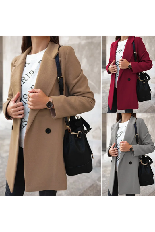 Klassea -  Korte Getailleerde Trenchcoat voor Vrouwen - Chique Trenchcoat Dames