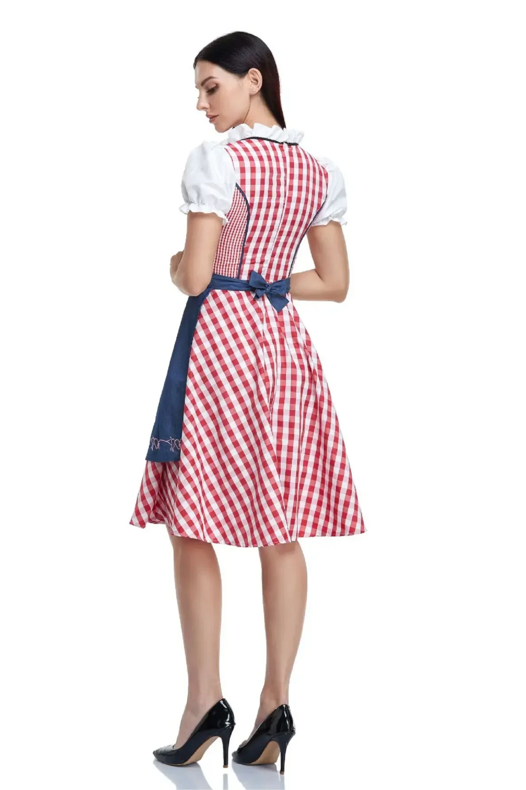 Dorinda - Dirndl Dames Jurk met Traditionele Vetersluiting