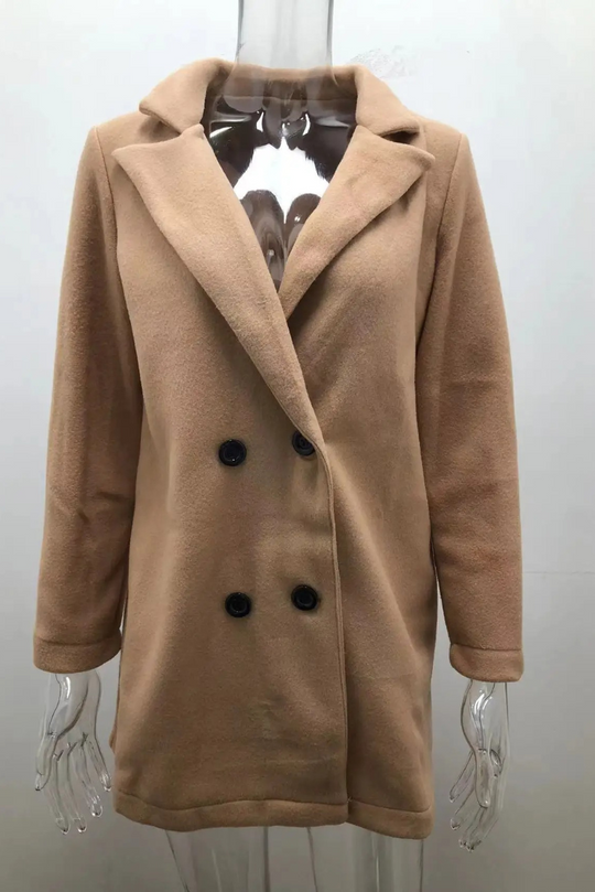 Klassea -  Korte Getailleerde Trenchcoat voor Vrouwen - Chique Trenchcoat Dames