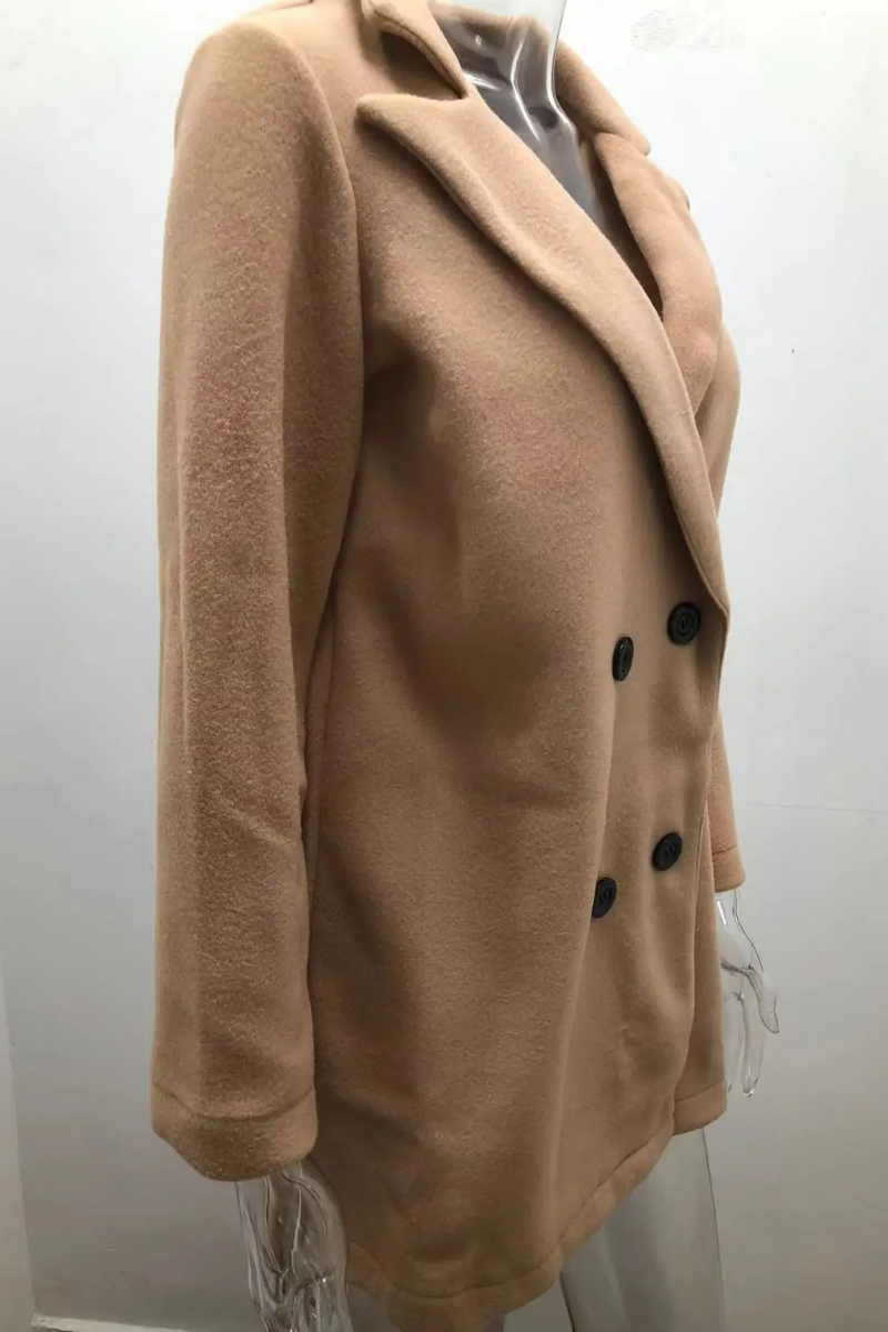 Klassea -  Korte Getailleerde Trenchcoat voor Vrouwen - Chique Trenchcoat Dames