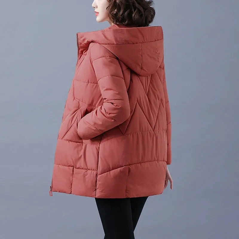 Parklin - Dames Oversized Parka Winterjas met Capuchon en Voering