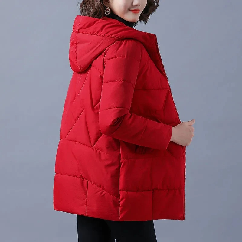 Parklin - Dames Oversized Parka Winterjas met Capuchon en Voering