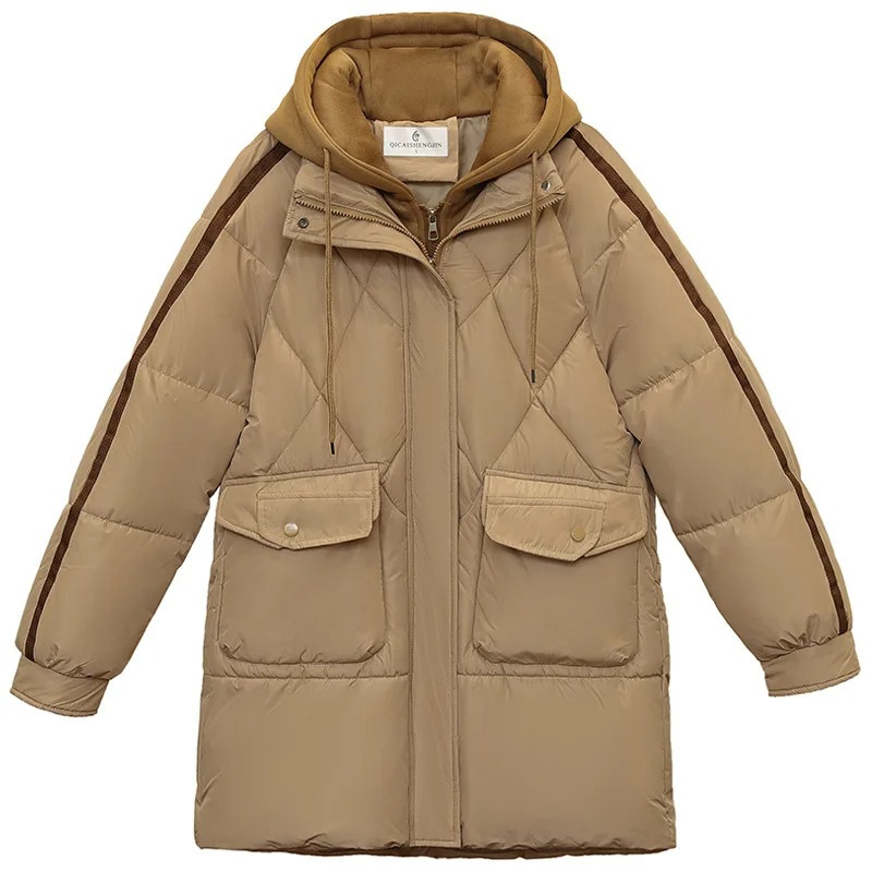 Moda Puffer Jas Dames - Gewatteerd, Met Capuchon, Warme Winterjas