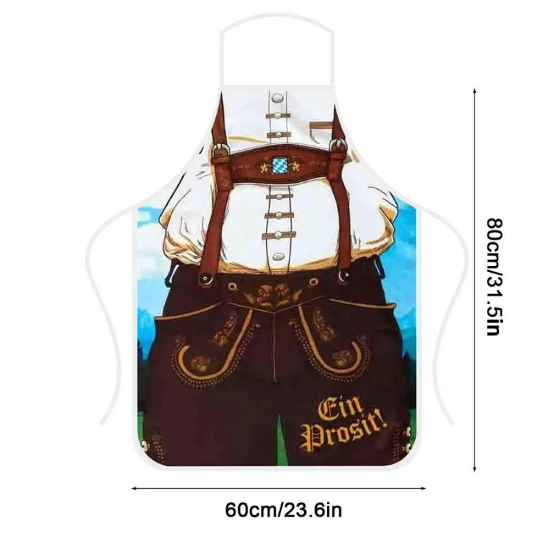 Dirleia - Dirndl Dames Schort met Traditionele Print